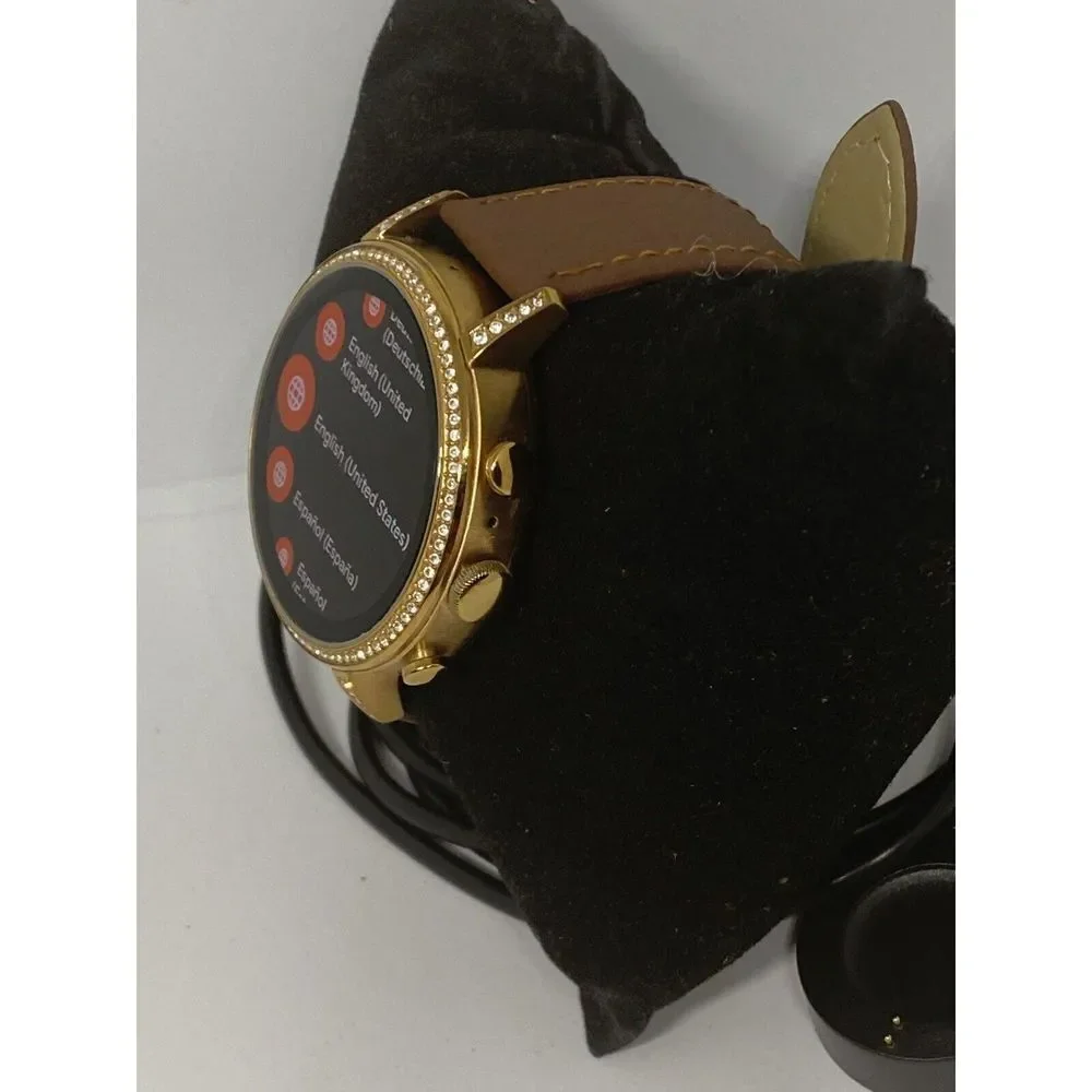 Fossil Gen 4 Authentic Digital Dial Smart Watch Custom Band FTW6015 AB83